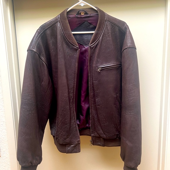Vintage Leather Jacket (tag still on) - Picture 1 of 3